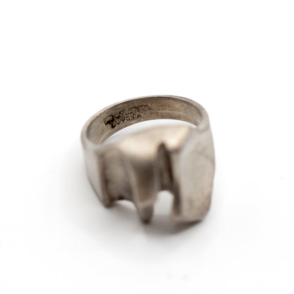 Lapponia Pandora Vintage Sterling Silver Ring By Björn Weckström