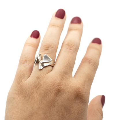 Lapponia Vintage Sterling Silver Ring By Björn Weckström