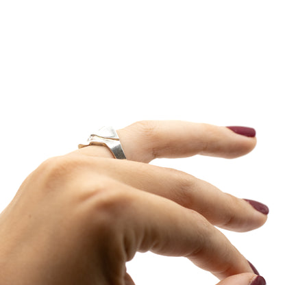 Lapponia Vintage Sterling Silver Ring By Björn Weckström