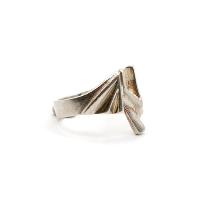 Lapponia Vintage Sterling Silver Ring By Björn Weckström