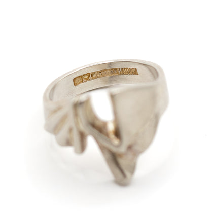 Lapponia Vintage Sterling Silver Ring By Björn Weckström