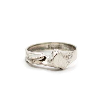Lapponia Pluto Vintage Sterling Silver Ring By Björn Weckström