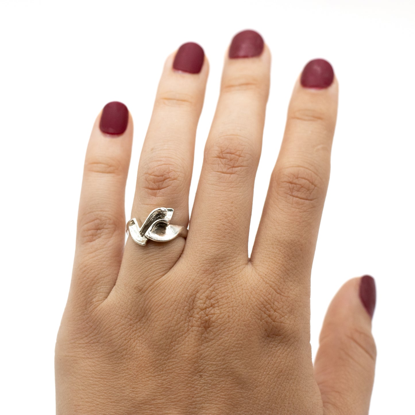 Lapponia Memphis Vintage Sterling Silver Ring By Zoltan Popovits