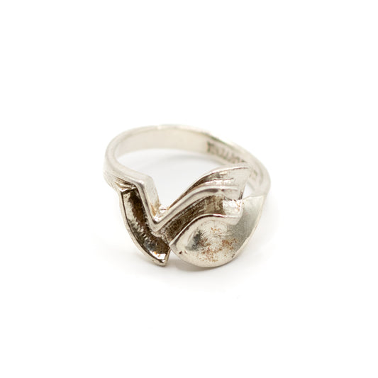 Lapponia Memphis Vintage Sterling Silver Ring By Zoltan Popovits