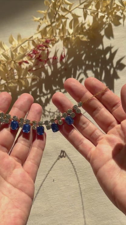 Schoffel & Co. Austrian Crystal Vintage Necklace